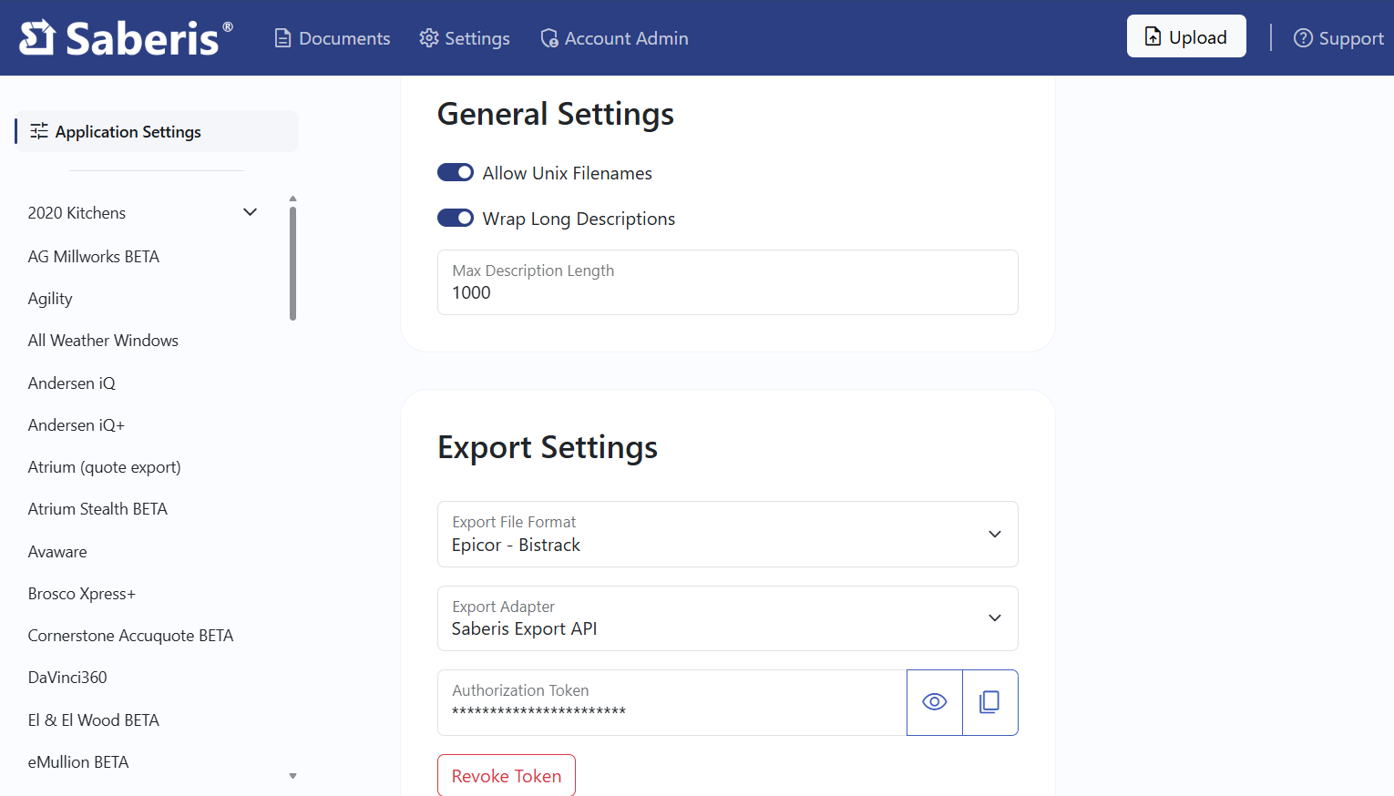 Updated General Settings Page